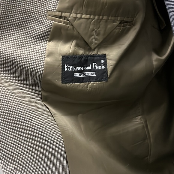 Kilburne & Finch Fine Clothiers Mens Blazer/suit coat 48 R - Picture 2 of 9